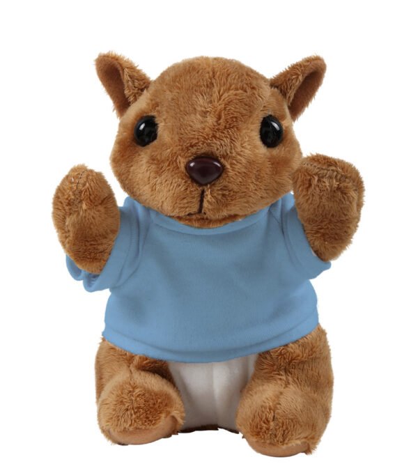 Floppy Squirrel Stuffed Animal with Personalized Shirt 8'' - Image 17