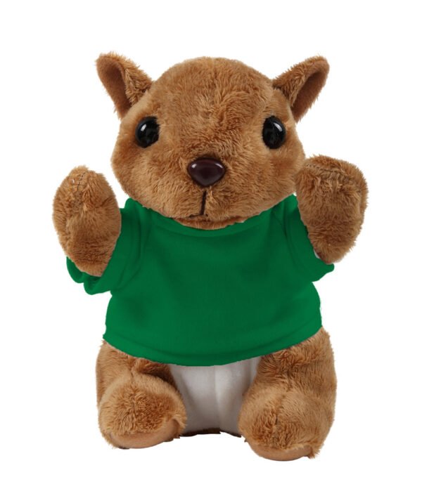 Floppy Squirrel Stuffed Animal with Personalized Shirt 8'' - Image 13