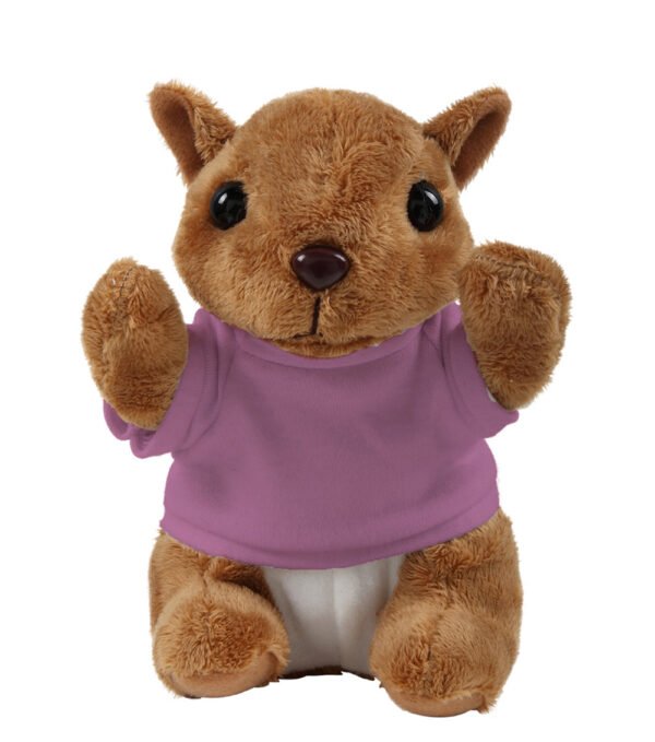 Floppy Squirrel Stuffed Animal with Personalized Shirt 8'' - Image 8