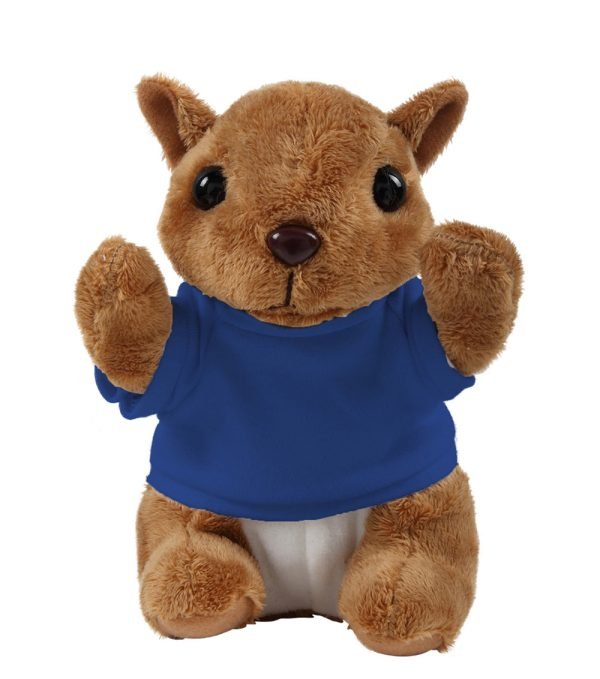 Floppy Squirrel Stuffed Animal with Personalized Shirt 8'' - Image 5