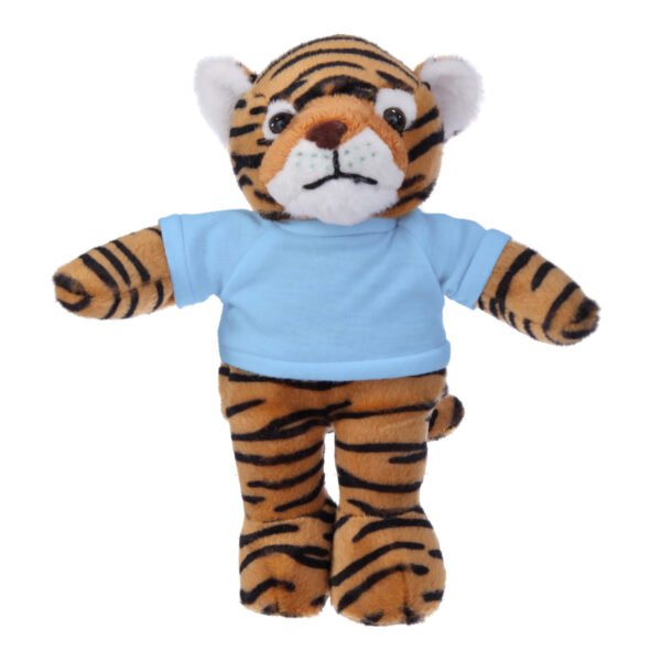 Tiger Plush Toys , Soft Stuffed Animal Cuddly Personalized Shirt 12'' - Image 10