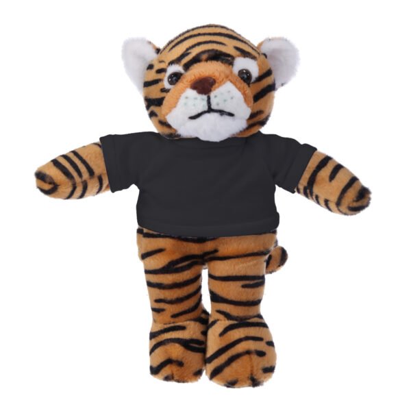 Tiger Plush Toys , Soft Stuffed Animal Cuddly Personalized Shirt 12'' - Image 9