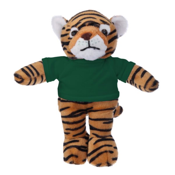 Tiger Plush Toys , Soft Stuffed Animal Cuddly Personalized Shirt 12'' - Image 7