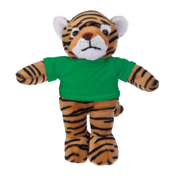 Tiger Plush Toys , Soft Stuffed Animal Cuddly Personalized Shirt 12'' - Image 5