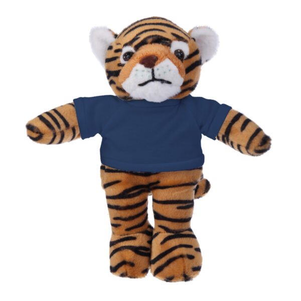 Tiger Plush Toys , Soft Stuffed Animal Cuddly Personalized Shirt 12'' - Image 4