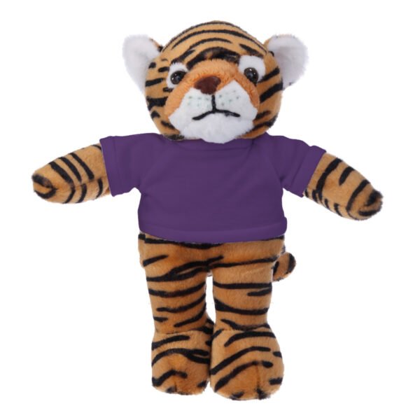 Tiger Plush Toys , Soft Stuffed Animal Cuddly Personalized Shirt 12''