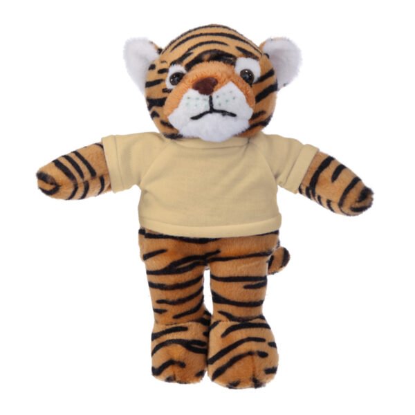 Tiger Plush Toys , Soft Stuffed Animal Cuddly Personalized Shirt 12'' - Image 16