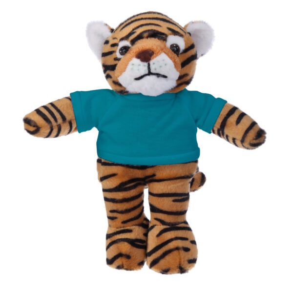 Tiger Plush Toys , Soft Stuffed Animal Cuddly Personalized Shirt 12'' - Image 15