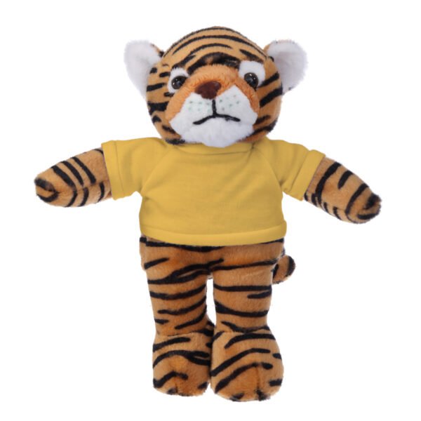 Tiger Plush Toys , Soft Stuffed Animal Cuddly Personalized Shirt 12'' - Image 13