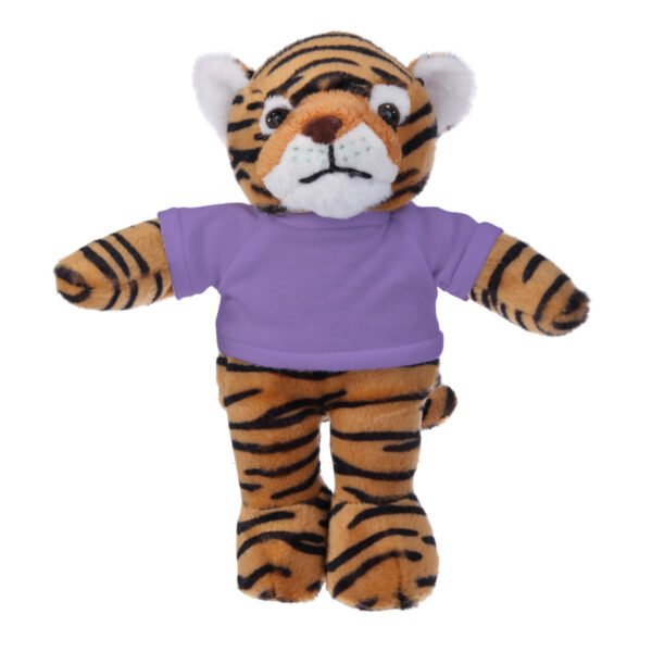 Tiger Plush Toys , Soft Stuffed Animal Cuddly Personalized Shirt 12'' - Image 12