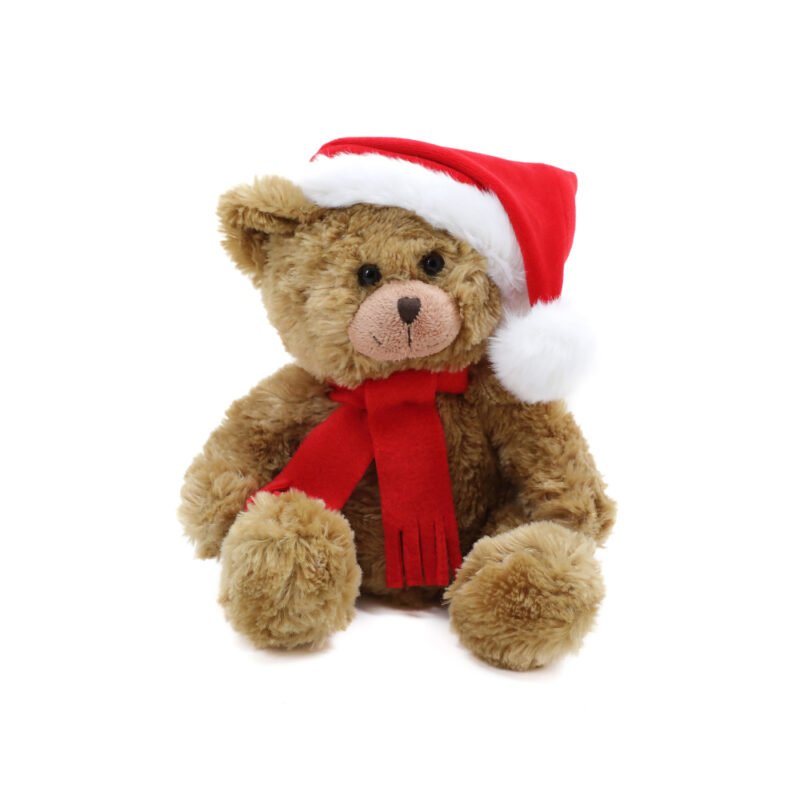 Xmas Duffy Bear Brown 10"