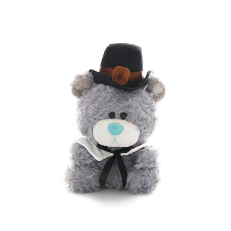 Thanksgiving Bear Gray 6”