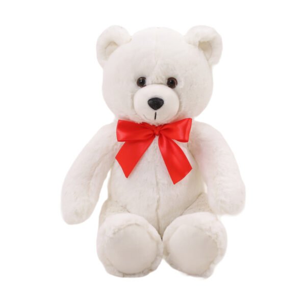 White Fluffy Teddy Bear 15' - Image 2