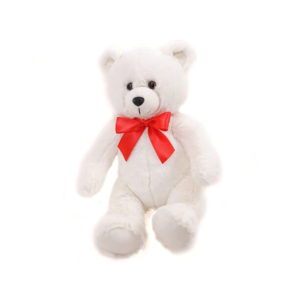 White Fluffy Teddy Bear 15' - Image 3