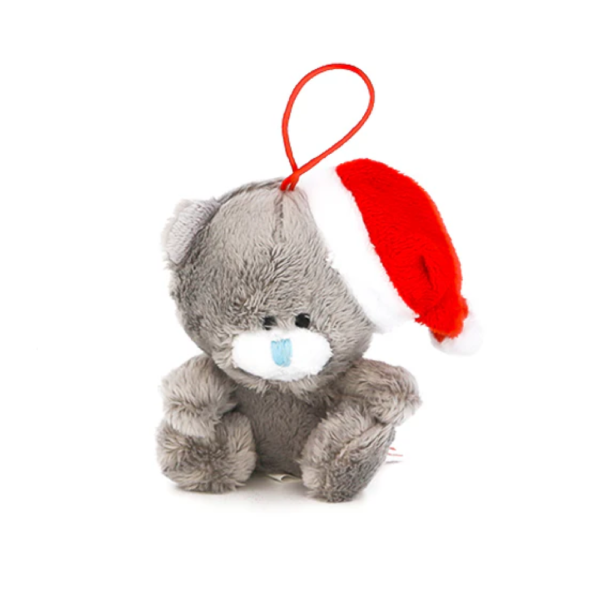 Xmas Qbear Gray Ornament 4''